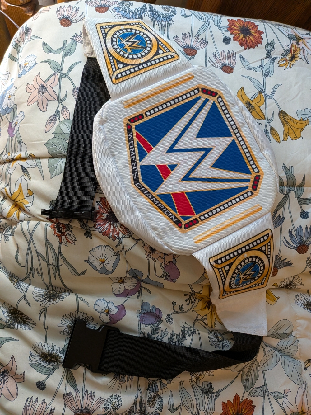 WWE Women’s Championship Belt - White & Blue Replica